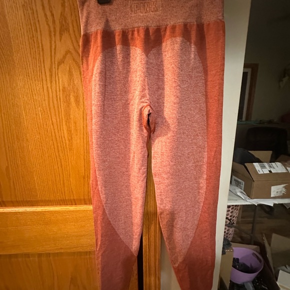 Victoria's Secret orange  Leggings - Picture 2 of 4